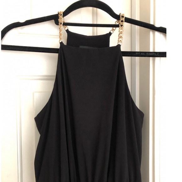 Laundry by Shelli Segal | Gold Chain Jumpsuit - Picture 2 of 4